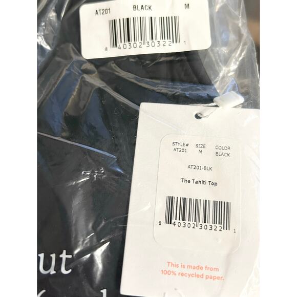 Andie Swim the Tahiti Top in Black M NWT - Picture 4 of 5